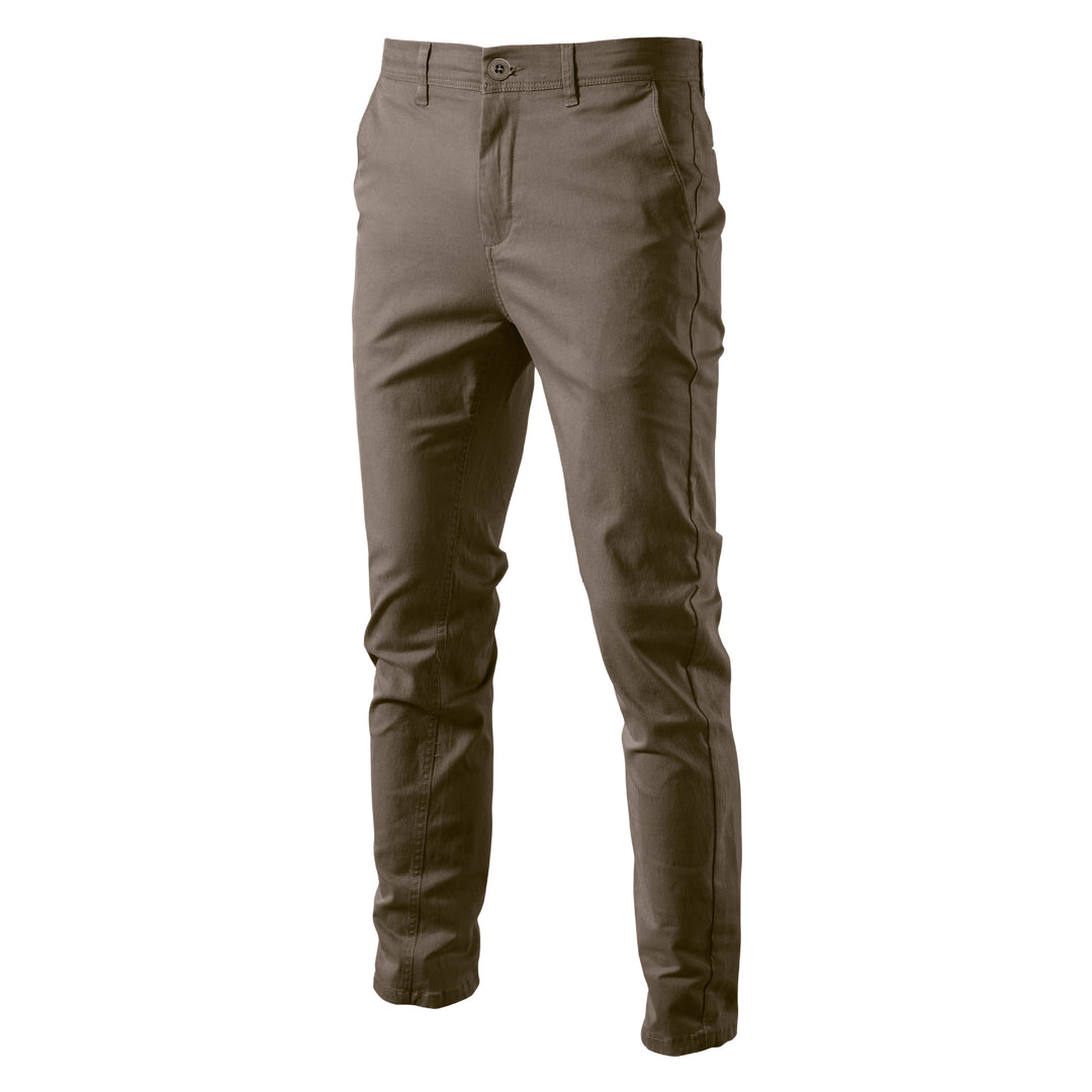 Herrer Chino-bukser med elastisk talje og moderne slim-fit-snit Stilla