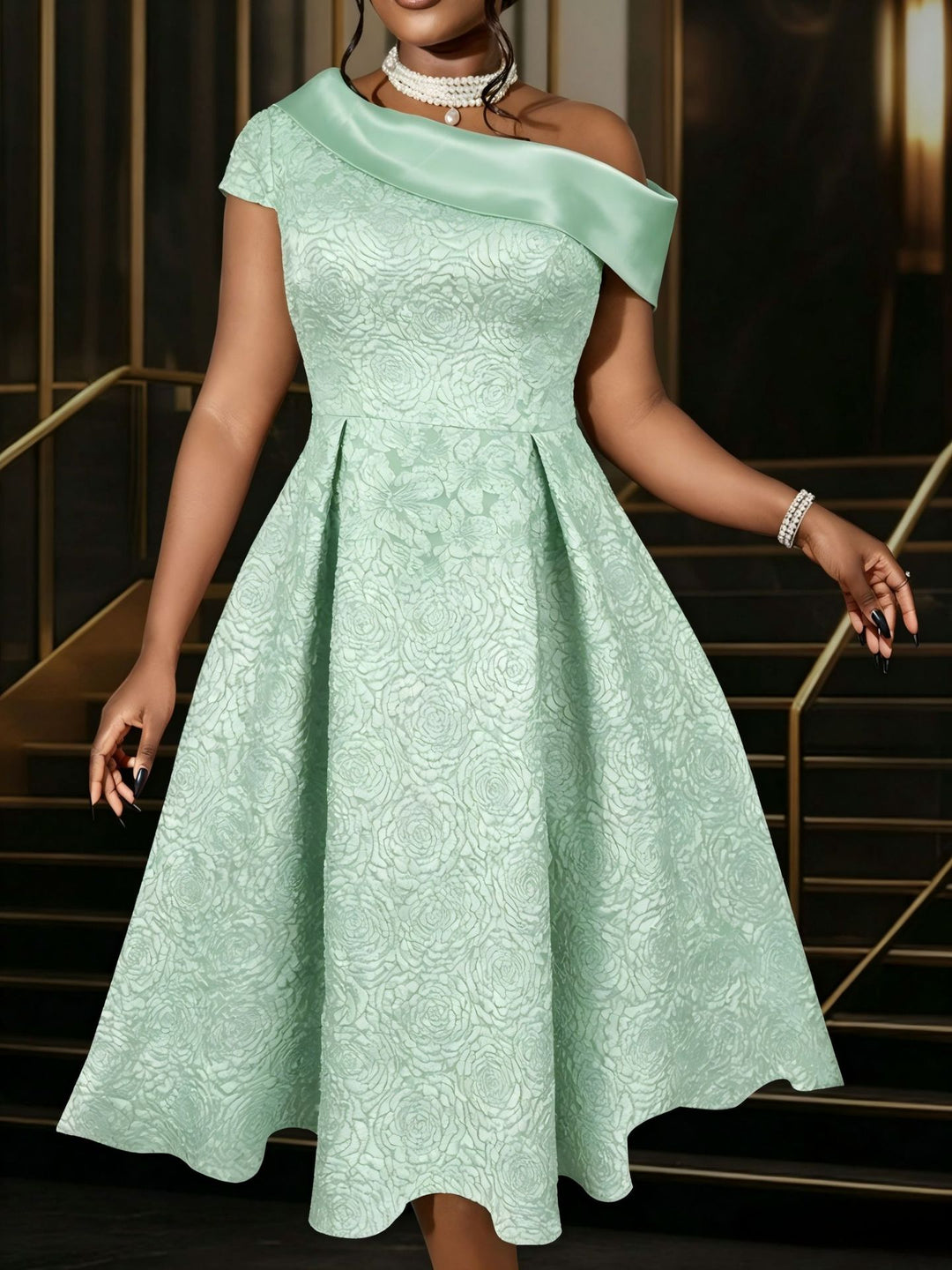 Dame elegant A-linje kjole Skovae