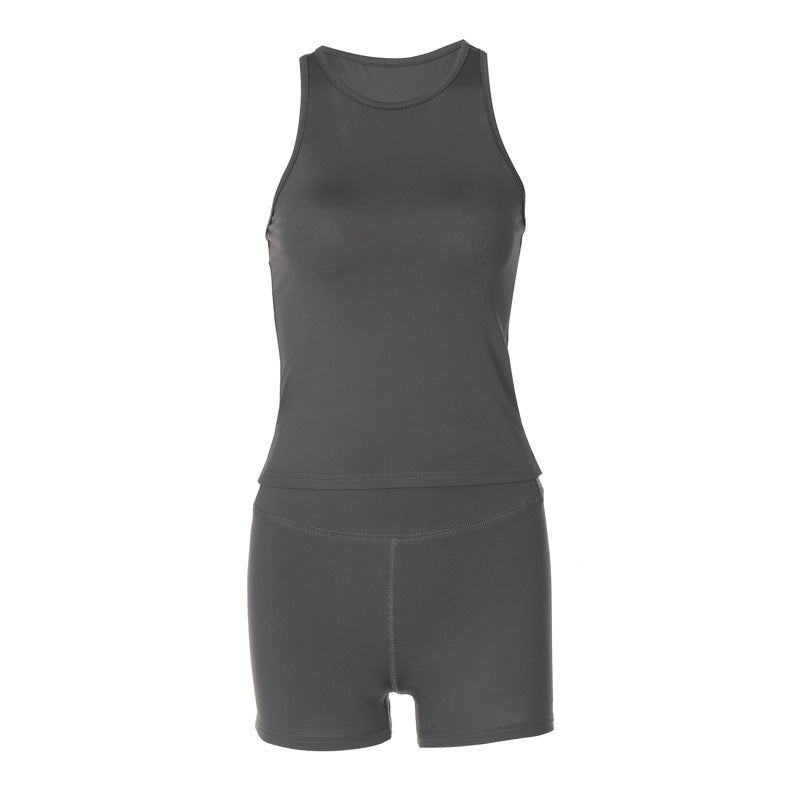 Dame Sports-Overskirt-Set med højtstående top og komfortabel pasform Stilla