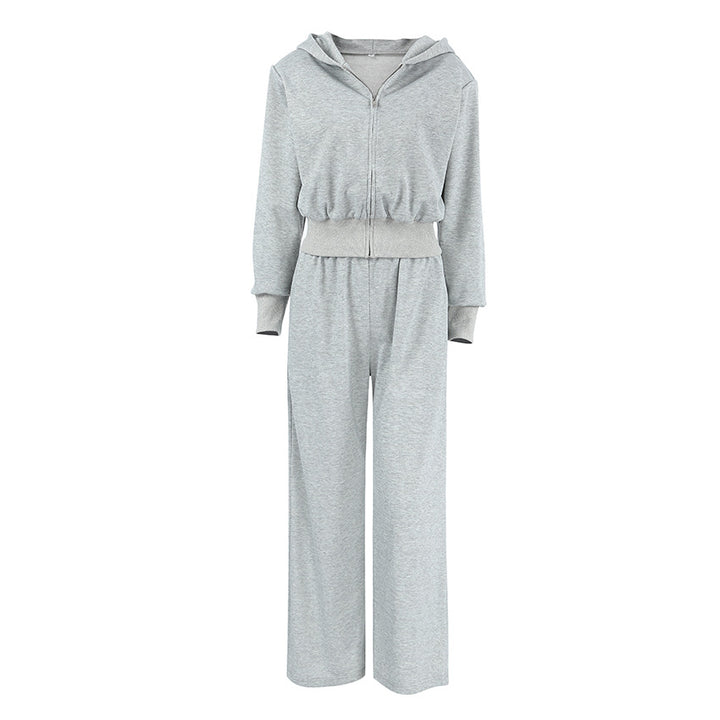 Damer sommerlig lounge-sæt med elegant cropped design og bredt ben Stilla