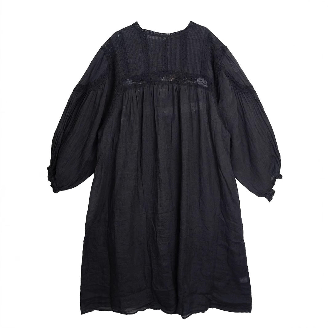 Femme Bohemian Lange Ærmer Maxi Kjole Stilla