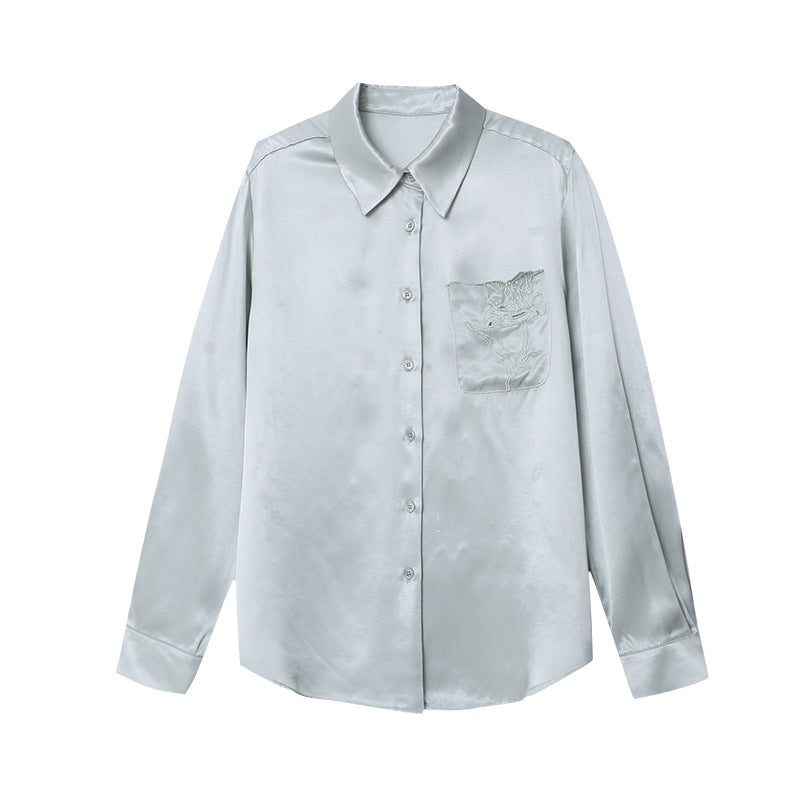 Women casual blouse with fine texture and fashionable cut Stilla