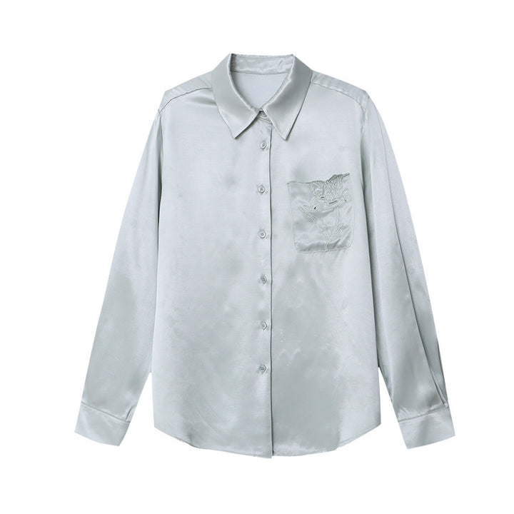 Women casual blouse with fine texture and fashionable cut Stilla