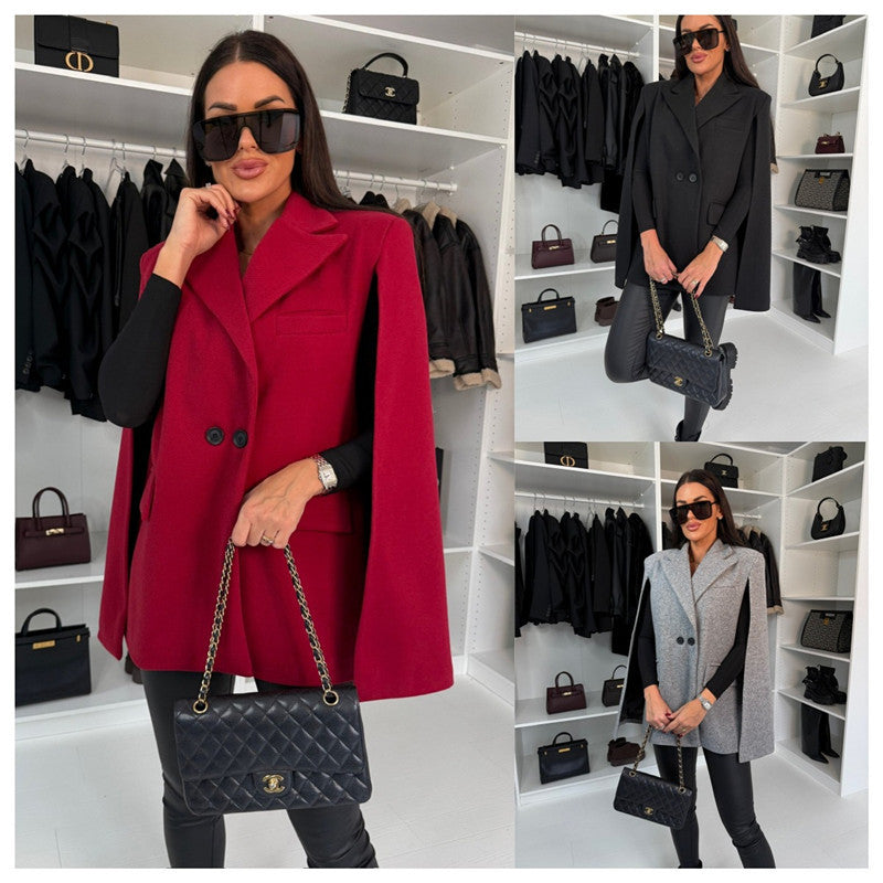 Dame Oversize Blazer med skulderpuder Stilla