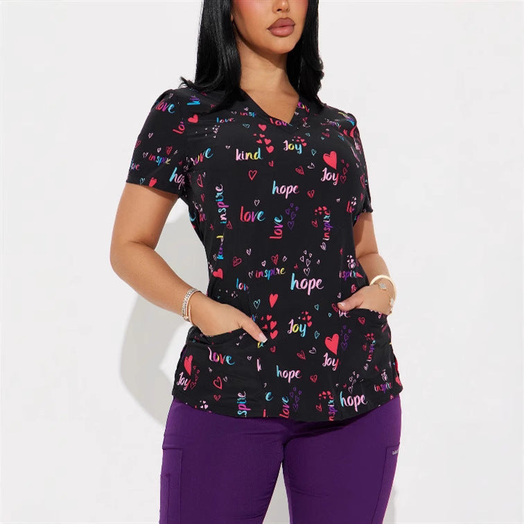 Dame plejeoverdel med moderne sommerfugledesign Stilla