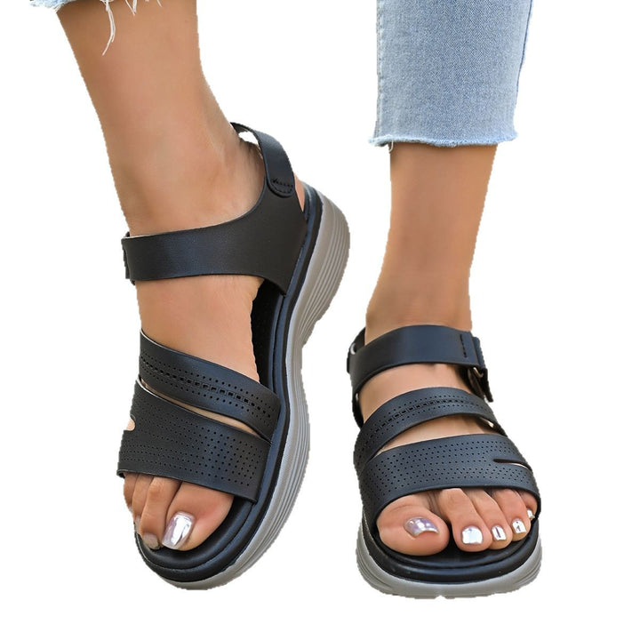 Dame Komfortable Sandaler med åndbart overdækning og skridsikker sål Stilla