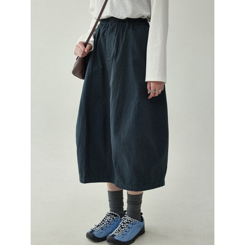 Femme Bred Culottes med Elastisk Bund Stilla