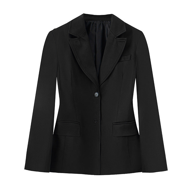Femme Skræddersyet Blazer med Satinomslag Stilla