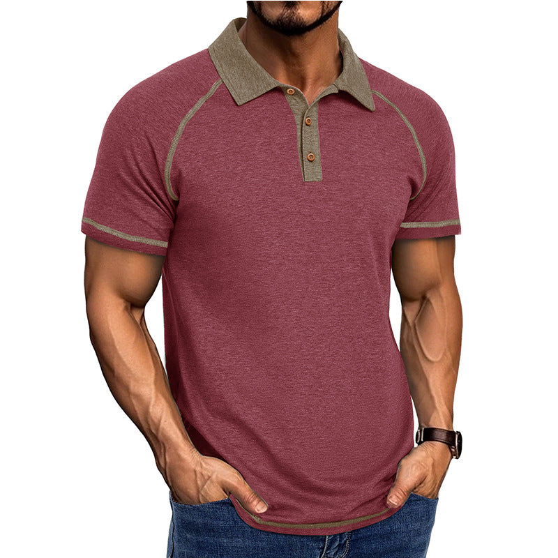 Herre Polo-Shirt med moderne krave Stilla