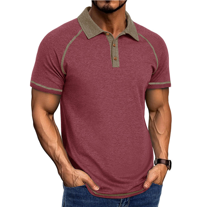 Herre Polo-Shirt med moderne krave Stilla
