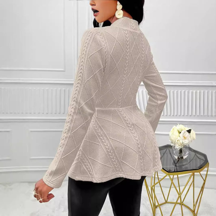 Dame Elegant Blazer med struktureret design og figursyet pasform Stilla