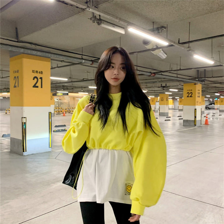 Kvinders fashionable sweatshirt med voluminøse ærmer Stilla
