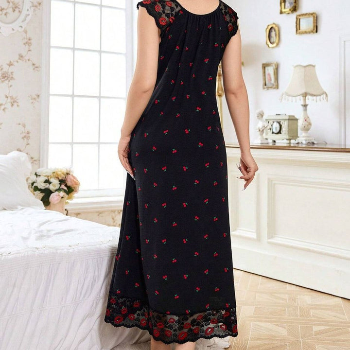 Femme Floral Print Nattøj Stilla
