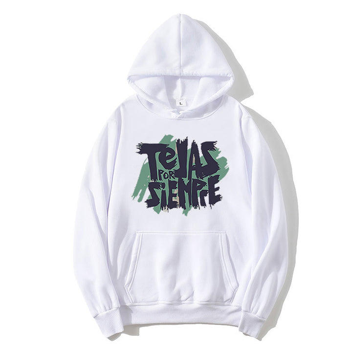 Dame Hoodie med kunstnerisk grafisk tryk Skovae