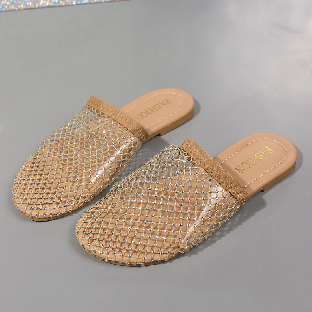 Dame Elegante og luksuriøse fritids-sandaler med moderne netdesign Stilla