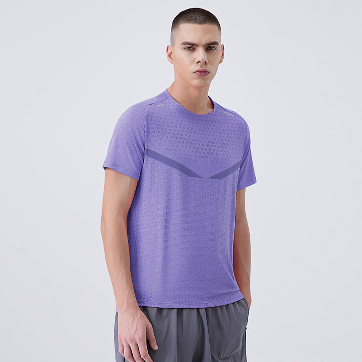 Herrer højtydende løbesportstrøje med innovativ ventilationsteknologi og fugtregulerende egenskaber Stilla