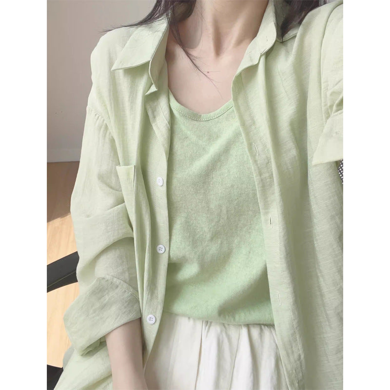 Femme Let Lag Knapshirt Stilla