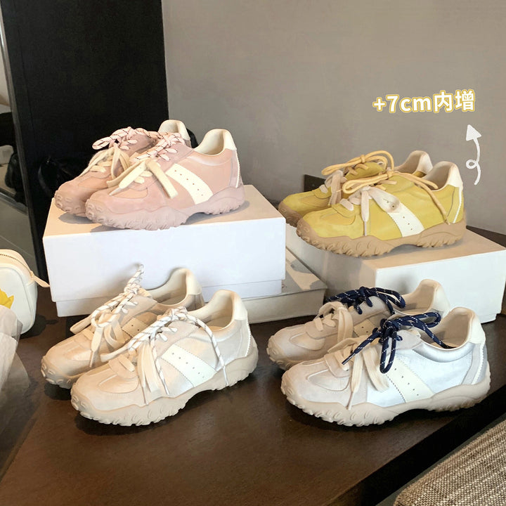 Kvinder retro-inspirerede sports sneakers med struktureret sål Stilla