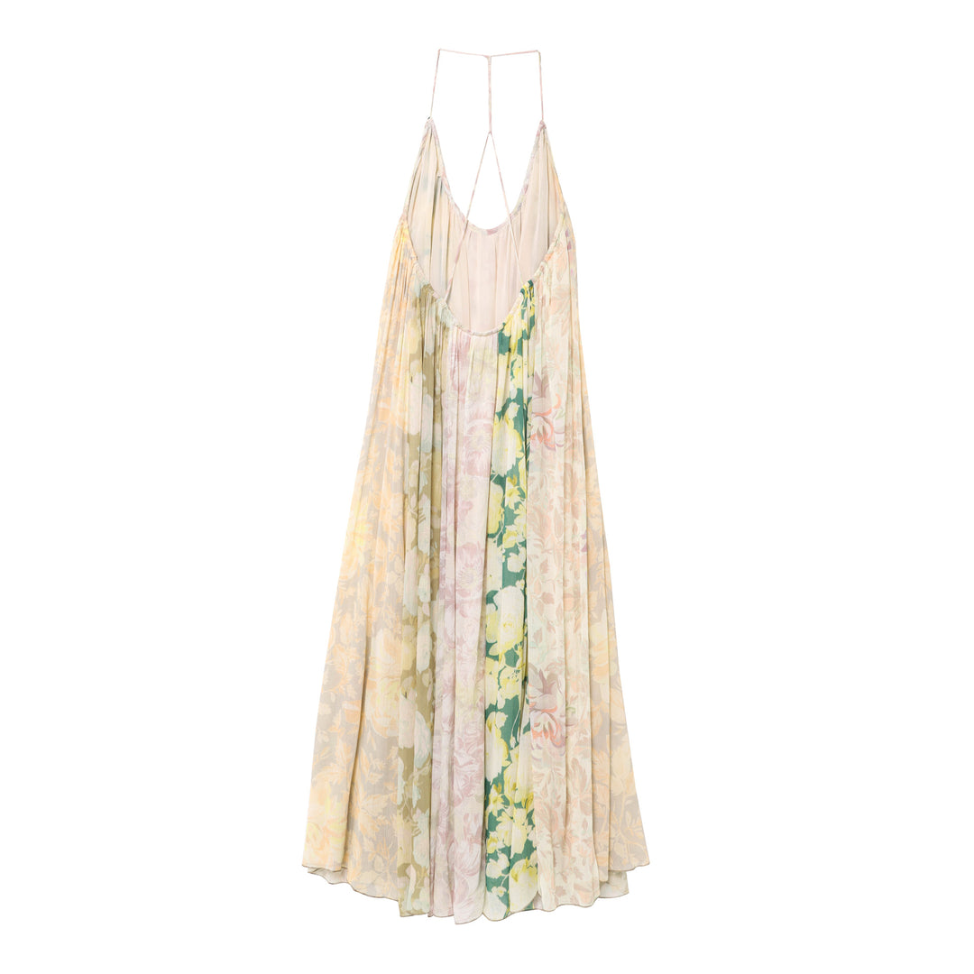 Femme Elegante Florale Maxi Kjole Stilla
