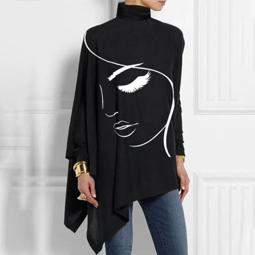 Stilla | Elegant Asymmetrisk Rullekravepullover