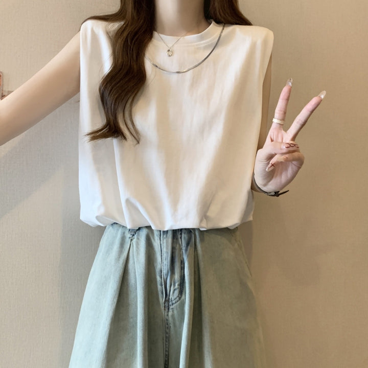 Femme Relaxed Fit Ærmeløs T-Shirt Stilla