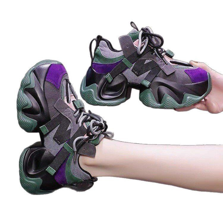 Dame mode Sneakers med spændende design og stabil plateau sål Stilla
