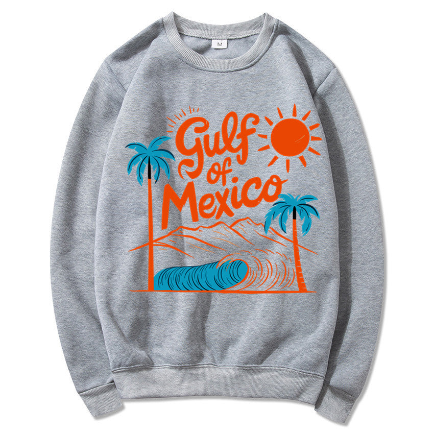 Kvinders sweatshirt med maritimt grafisk design og afslappet snit Stilla