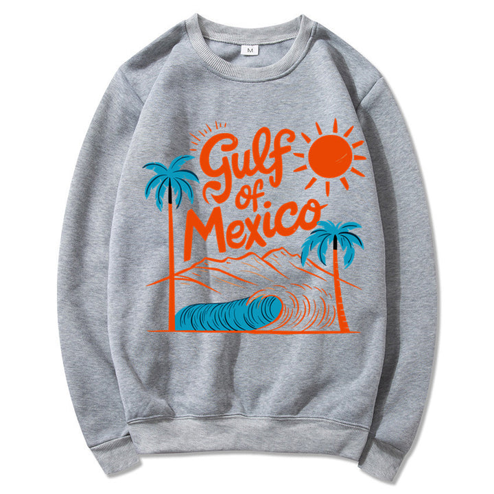 Kvinders sweatshirt med maritimt grafisk design og afslappet snit Stilla