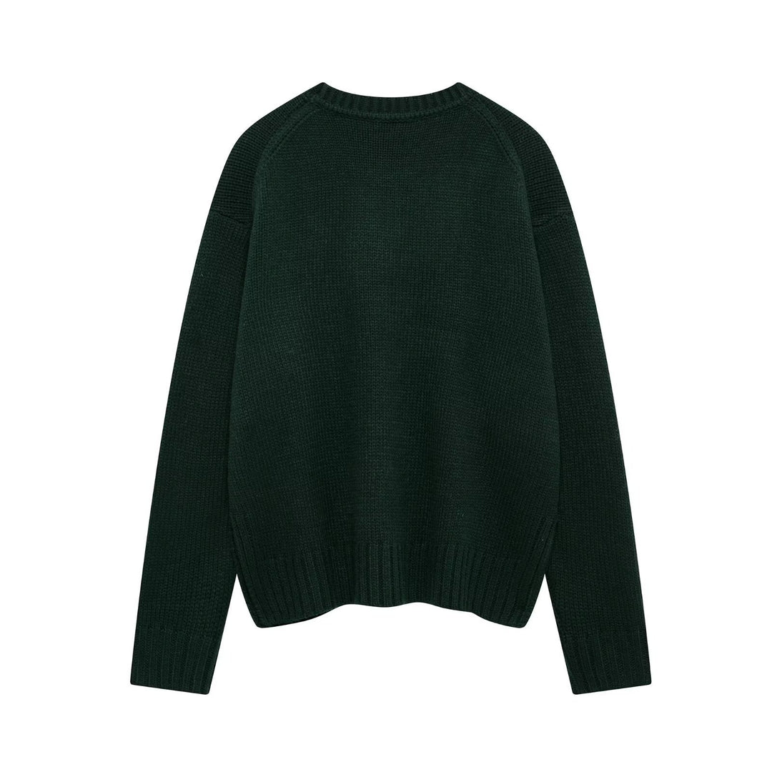 Femme Ribbede strikpullover Stilla