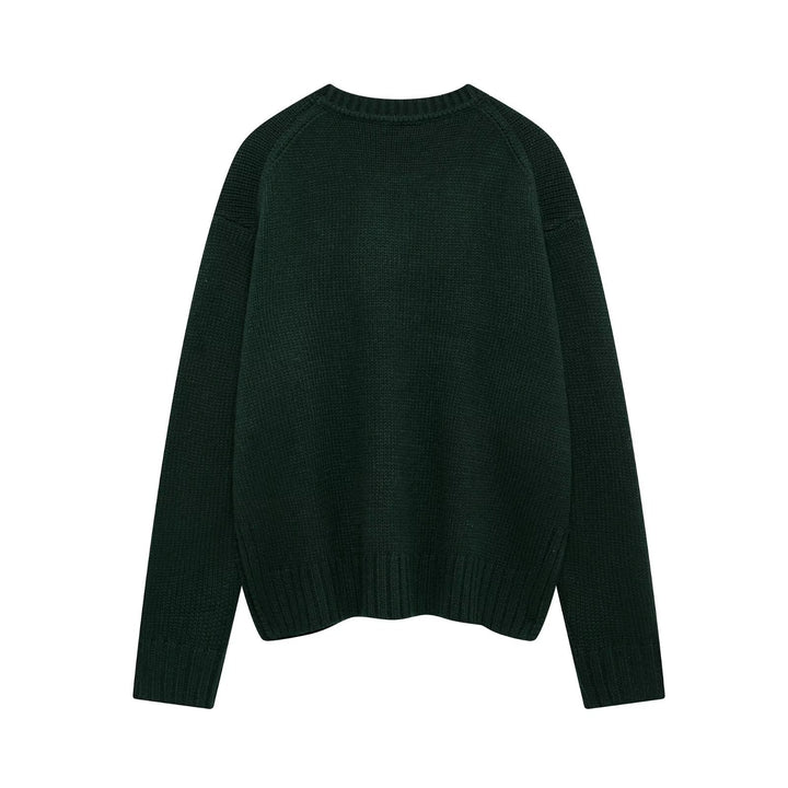 Femme Ribbede strikpullover Stilla
