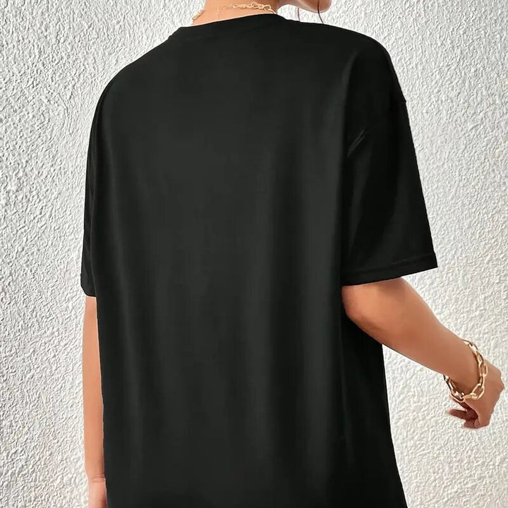 Dame T-shirt med stilfuldt sommerfugleprint Stilla