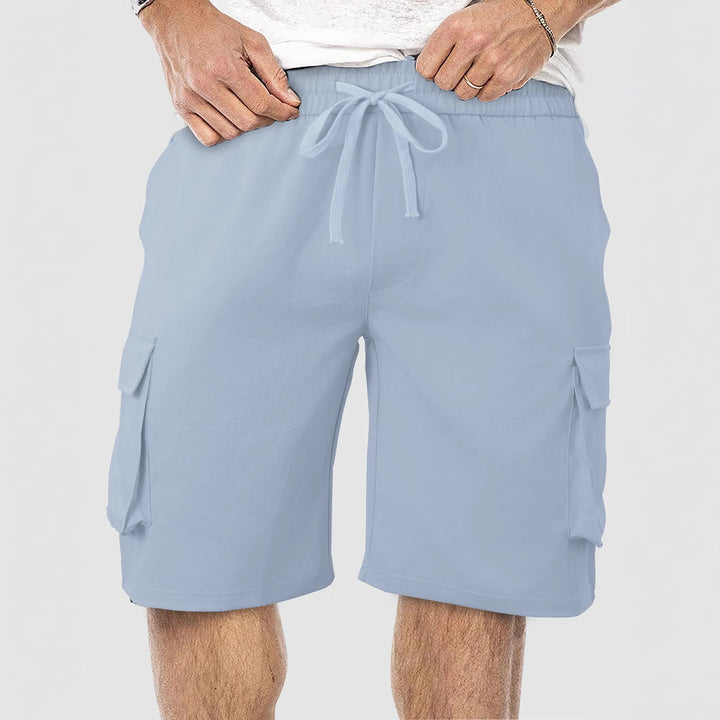 Herre Cargo Shorts med praktiske sidelommer og justerbar talje Stilla