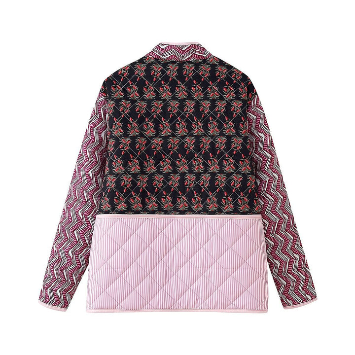 Femme Stepp-Patchwork-Jakke Stilla