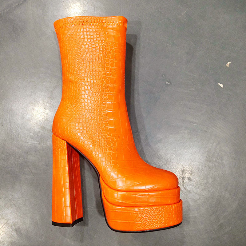 Femme platform stiletto støvler Stilla