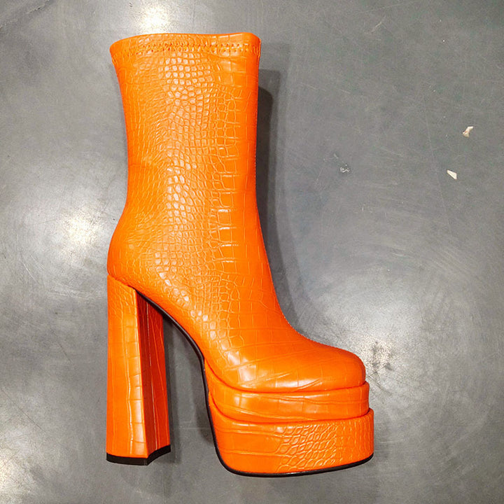 Femme platform stiletto støvler Stilla