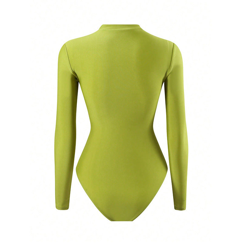 Dame Sporty badedragt med elegant indpakningslook Skovae