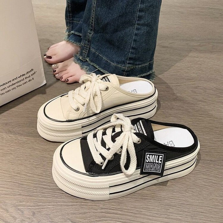 Dame Plateau sneakers med iøjnefaldende design og skridsikker sål Stilla