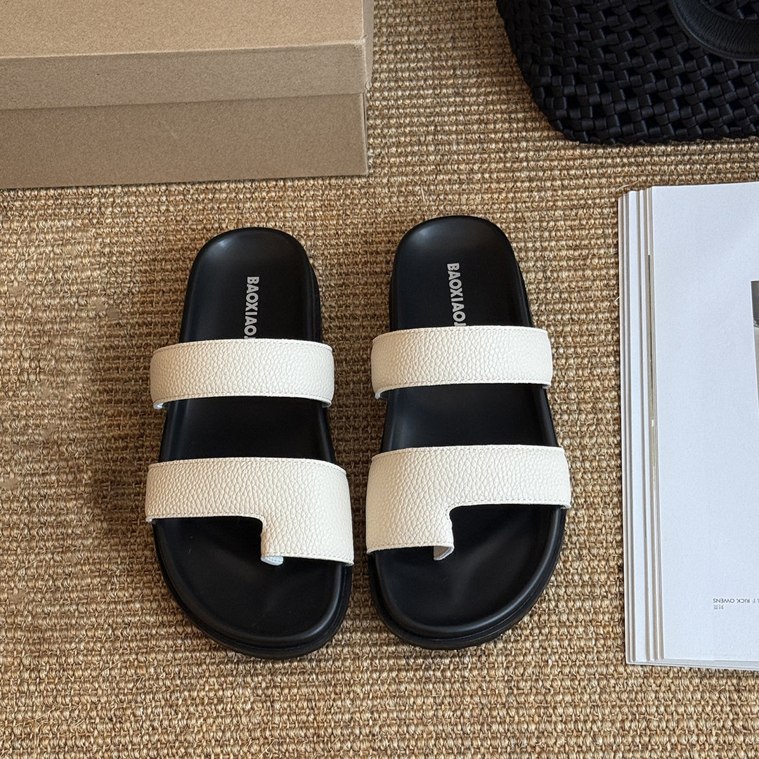 Femme Dual-Strap Komfort Slide Sandaler Stilla