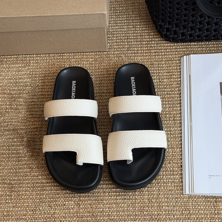 Femme Dual-Strap Komfort Slide Sandaler Stilla