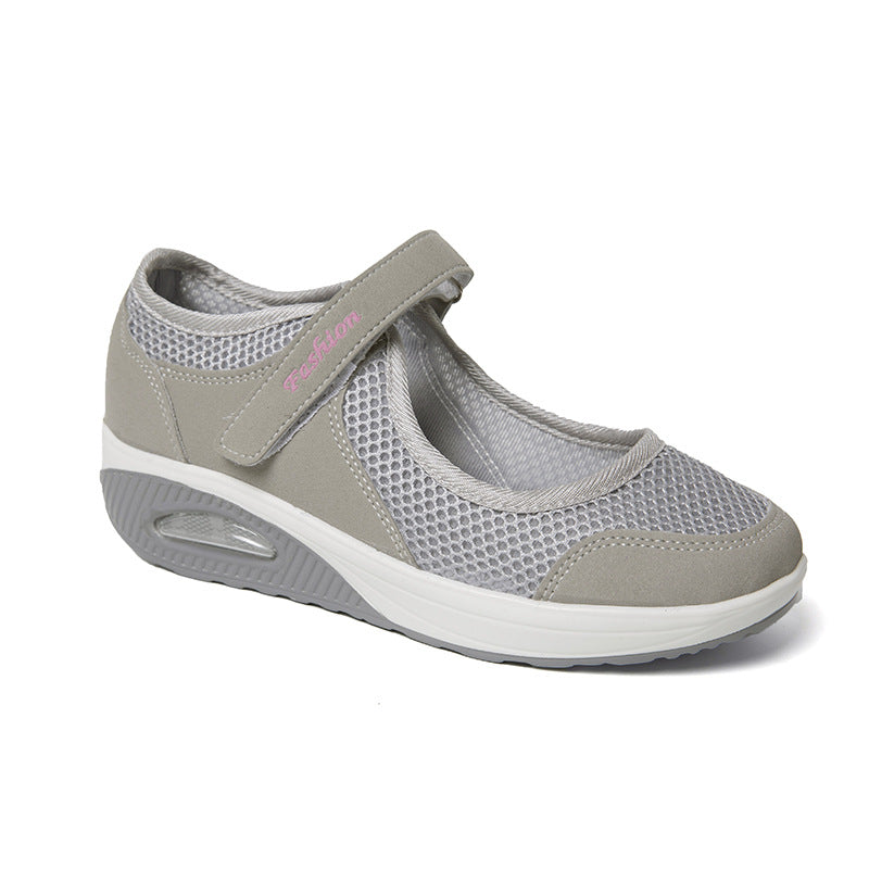 Dame behagelige fitness-sko med velcro Stilla