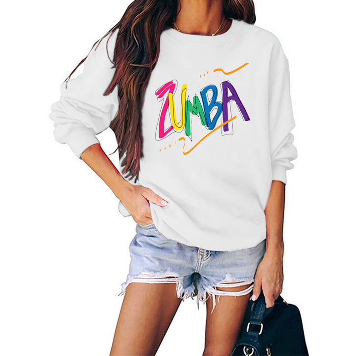 Dame sweatshirt med moderne Zumba design og casual fit Stilla