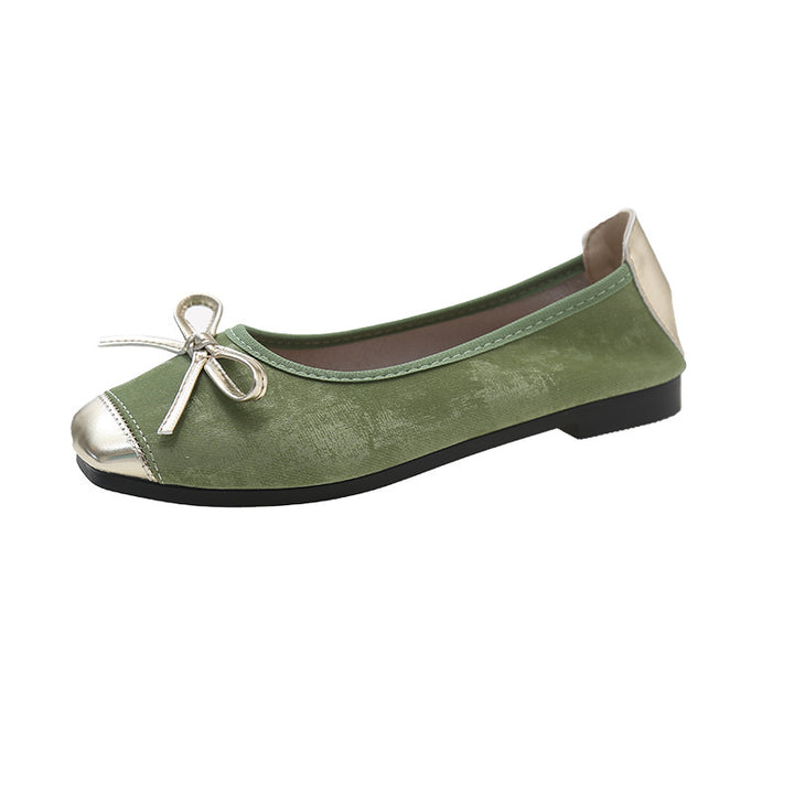 Damer Elegante Bows-detalje Ballerinas Stilla