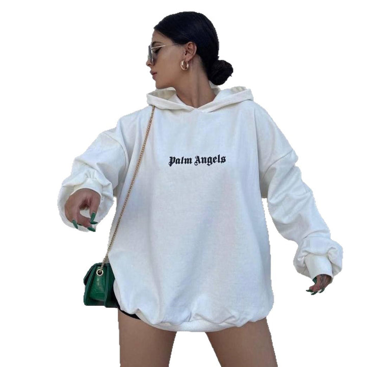 Kvindernes Oversized Hoodie med Kængurulomme Stilla