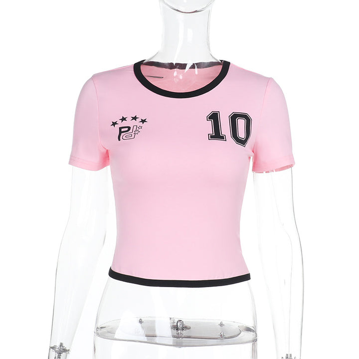 Dame Sporty Cropped T-Shirt Skovae