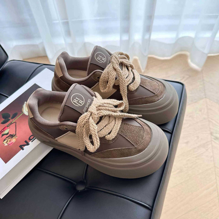 Dame Chunky Sneakers med blød sål og høj komfort Stilla