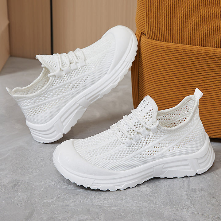 Dame Sporty Mesh-Sneakers med åndbart overtøj og dæmpende sål Stilla