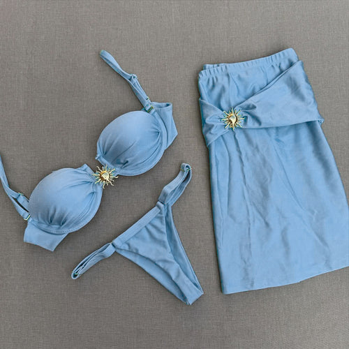 Dame bikinisæt med smart sol-design Stilla
