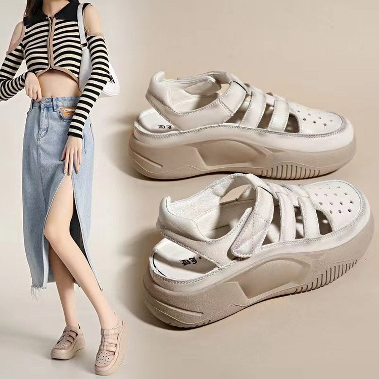 Dame Sneaker-Pantoletten med kølende åbninger og ergonomisk sål Stilla