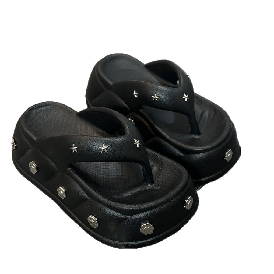 Dame Modiske Clogs med unikke Metalaccenter Stilla