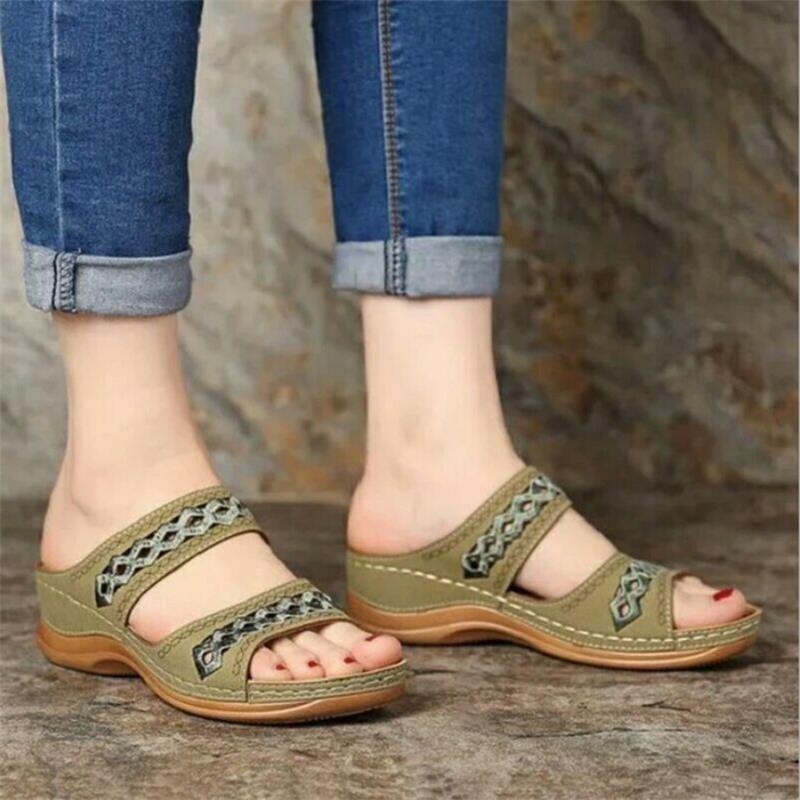 Dame Behagelige Tådelte Sandaler med ergonomisk Sål og moderne Design Stilla